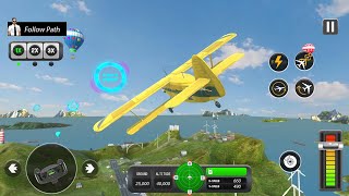 Flight simulator airline games  aeroplane game  aeroplane wala game  aeroplane game video [upl. by Itsuj]