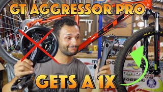 GT Aggressor Pro Gets IXFJiankun 1X CRANKSET [upl. by Enahpets169]