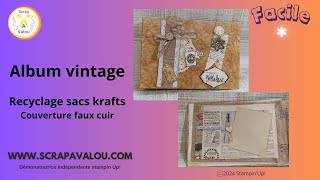 Album recyclage sacs krafts [upl. by Weatherley485]