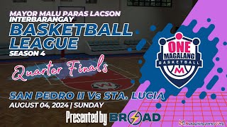 𝐌𝐀𝐘𝐎𝐑 𝐌𝐀𝐋𝐔 𝐏𝐀𝐑𝐀 𝐋𝐀𝐂𝐒𝐎𝐍 InterBarangay Basketball S4 𝐐𝐔𝐀𝐑𝐓𝐄𝐑 𝐅𝐈𝐍𝐀𝐋 𝐑𝐎𝐔𝐍𝐃AUG 4 2024 SP2 Vs LUCY [upl. by Yelsek606]