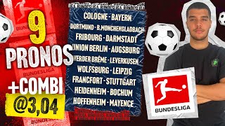 Pronostic Bundesliga  Nos 9 pronos Dortmund Bayern Leipzig Leverkusen Stuttgart J12 [upl. by Welcher]