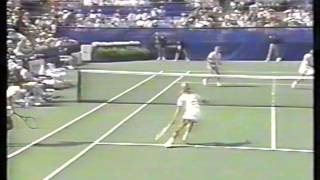 SabatiniGraf v NavratilovaMandlikova US Open 1989 pt7 [upl. by Ardnuassac]