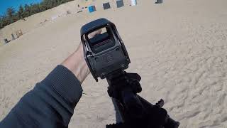 KAC SR 15 CQB GLOCK 19 RTF VS STEEL [upl. by Kit412]