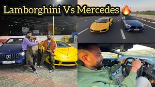 Finally Lambo Aur Mercedes Ki Drag Race Ho Gayi😍 [upl. by Devaney681]