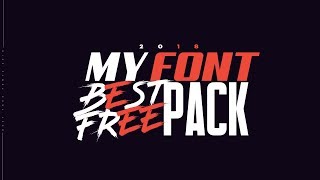 Best Free Fonts for Designers 2018 [upl. by Mintun]