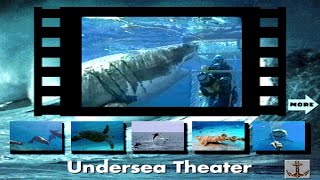 Great White Shark Movie Theater HD from Undersea Adventure MSDOSPackard Bell Version [upl. by Allehcram553]