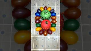 ASMR Beautiful Strawberry Watermelon and Mini Water Colorful Balloons Pop Reverse Satisfying [upl. by Lehcer]