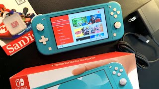 Nintendo Switch Lite Unboxing and Setup [upl. by Nahama]