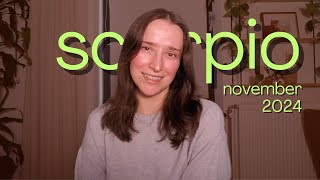 Scorpio NOVEMBER 2024 horoscope [upl. by Ennaylime654]