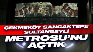 ÇEKMEKÖY  SANCAKTEPE  SULTANBEYLİ METROSU 1 ETABI [upl. by Paehpos]