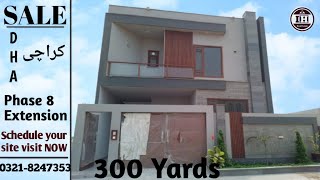 300 yards brandnew bungalow for SALE in Phase 8  DHA Karachi [upl. by Eikcor]