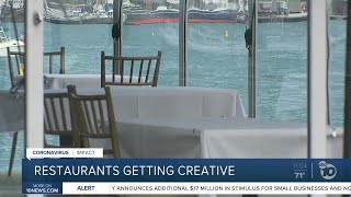 Restaurants get creative under indoor restrictions [upl. by Nevar434]