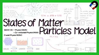 States of matter and Particles model for IGCSE GCSE GCE O level Physics [upl. by Roswald]