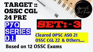 Data Interpretation Set 3 based on OSSC Previous year Questions [upl. by Mazman]