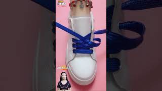 How to tie shoelaces Fashion shoe lacing styles shorts shoeslacestyles [upl. by Ott]