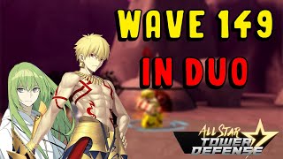 How To Get Wave 149 in duo FT izanagi5742  All Star Tower Defense [upl. by Yetsirhc21]