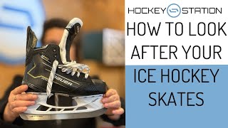 How To Look After Your Ice Hockey Skates [upl. by Oruhtra38]