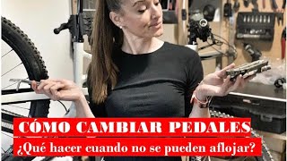 🤔 Cómo cambiar pedales ¿Qué hacer cuando no se pueden aflojar  Mecánica Básica  Laura Celdran [upl. by Gerrard]