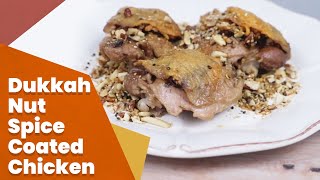 Keto Dukkah Nut Spice Coated Chicken Thighs Recipe [upl. by Aisha522]