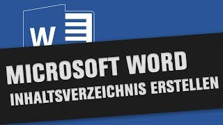 Automatisches Inhaltsverzeichnis in Word erstellen  Tutorial [upl. by Draneb775]