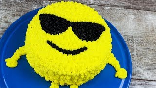 Emoji Buttercreme Torte  Smiley Torte  Buttercremetorte [upl. by Rediah]