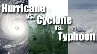 Hurricane vs Cyclone vs Typhoon [upl. by Ressan985]