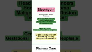 Bleomycin In a nutshell [upl. by Mab]