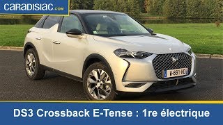 Essai  DS 3 Crossback ETense  le luxe de lélectrique [upl. by Avlem]