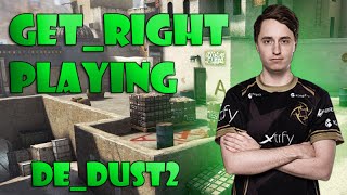 NiP GeTRiGhT plays Dust2 with friberg and f0rest [upl. by Ahsila]