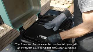 Everdure FORCE™ amp FURNACE™  How to Alternative grill plate setup [upl. by Leihcar]