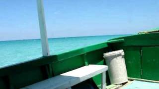 Negril Jamaica Captain Sparrows glassbottom boat [upl. by Jarrell661]