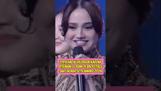 Syifa Hadju ditemani El Rumi diacara Sctv Award 2024 syifahadju elrumi [upl. by Aliuqahs911]