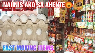 NAIINIS AKO SA AHENTE😡•FAST MOVING ITEMSSARISARI STORE UPDATE [upl. by Devona942]