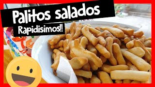 Palitos salados como los hace la abuela  con tres ingredientes [upl. by Nathanial]