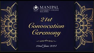 21st Convocation  MUCM  22062024 1030AM  MBBS B43 B44 amp BDS B10 [upl. by Burton]