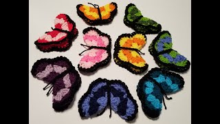 Beautiful Crochet Butterfly [upl. by Khorma]