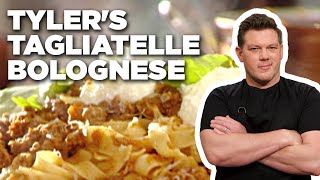 Tyler Florences Ultimate Tagliatelle Bolognese  Tylers Ultimate  Food Network [upl. by Tugman86]