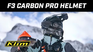 F3 Carbon Pro Helmet  Product Walkthrough [upl. by Teddie]