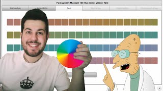 Farnsworth  Munsell Color Vision Test  Sub  ENG [upl. by Bullough]