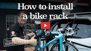 How to install a bike rack on a car [upl. by Nicolais]