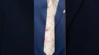 Tie Mood Exclusive Keira Dusty Rose Floral Tie amp Bow Ties groom mensfashion tie [upl. by Nyved]