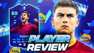 89 POTM DYBALA SBC PLAYER REVIEW  SERIE A PLAYER OF THE MONTH  FC 24 Ultimate Team [upl. by Noitsuj]