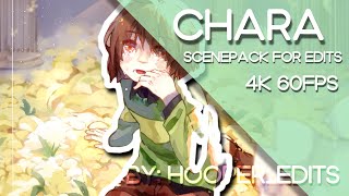 Undertale  Chara Scenepack for Edits  4K 60FPS [upl. by Joo]