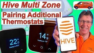 How to Pair Additional Hive Thermostats to Your Existing Hive Active Heating Creating 23 New Zones [upl. by Oiragelo442]