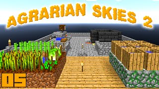 Minecraft Mods Agrarian Skies 2  POWER OUTAGE  E05 Modded Skyblock [upl. by Llennor992]