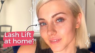 HOW TO GIVE YOURSELF A LASH LIFT USING THE NICKY KIT [upl. by Branden448]