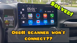 How to setup obd2 scanner on android radio  x series [upl. by Yuhas]