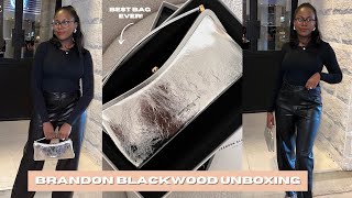 BRANDON BLACKWOOD UNBOXING  BEST BAG EVER  LONG EVENING CLUTCH [upl. by Loseff]