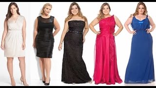 de 100 Modelos de Vestidos Plus Size Para Festa de Casamento [upl. by Ratep]