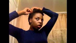 Natural Hair Hairstyling 102 Anita Baker Inspired Frohawk [upl. by Ardisi346]